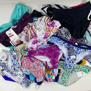 Reseller Bundle Womens Swimsuit Variety Mixed Sizes Styles 28 Piece Bundle Box D